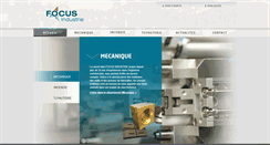 Desktop Screenshot of focus-industrie.fr
