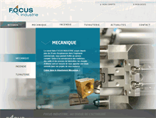 Tablet Screenshot of focus-industrie.fr